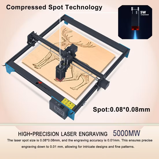Hochpräzise Vinyl-Schneidemaschine, Laser-CO2-Stoffetiketten-Schneide-Graviermaschine