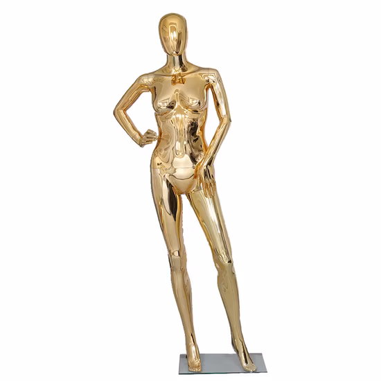 Efeel Maßgeschneiderte Modegeschäft-Schaufenster-Ausstellung, Eierkopf, keine Perücke, flexible Schaufensterpuppe